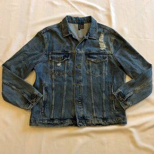 Divided Brand Distressed Denim Jacket